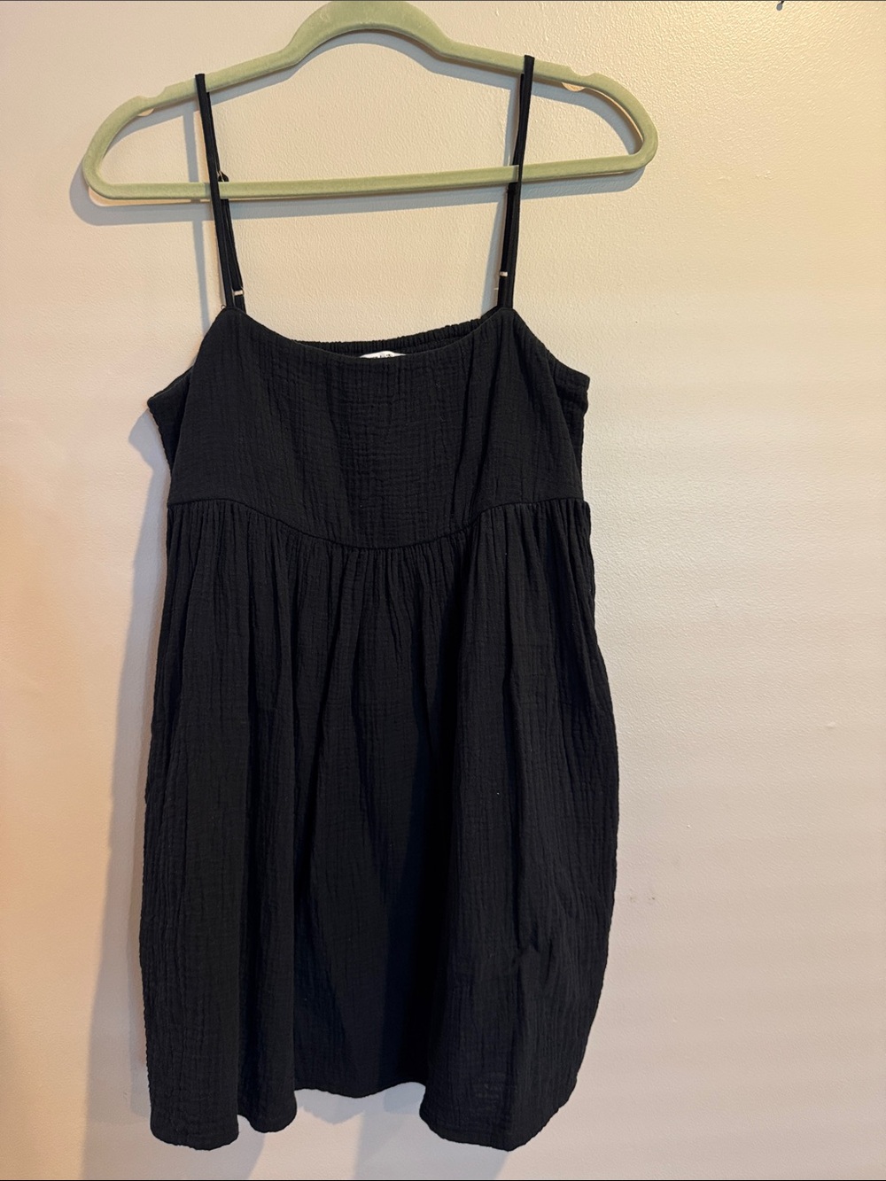 Black Spaghetti-Strap Sundress - Women